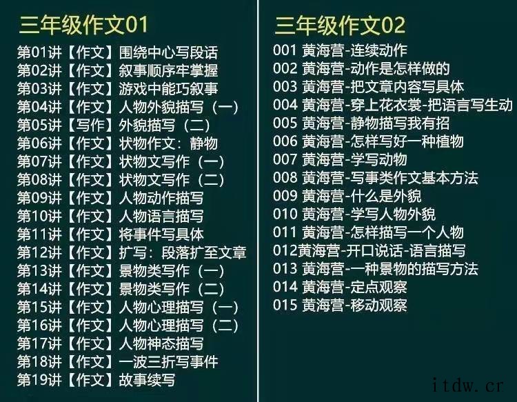 作文及阅读理解1~6年级学习视频 作文及阅读理解1~6年级学习视频