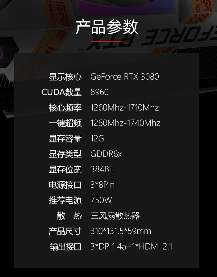 七彩虹推出三款 RTX 3080 12G 显卡:9299