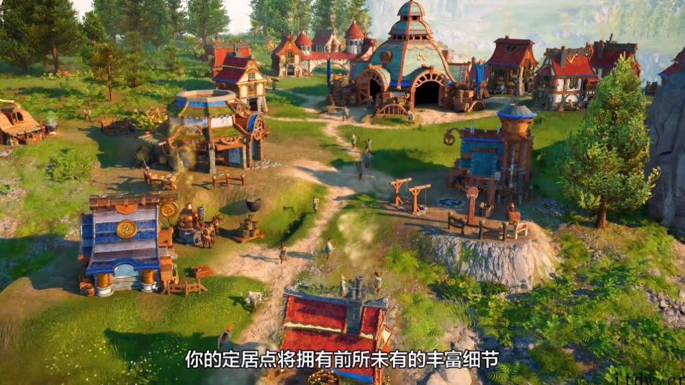 育碧游戏《工人物语》开启内测,最新预告片公布