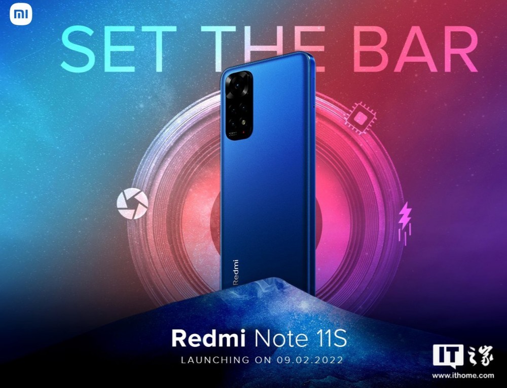 Redmi Note 11S 将于 2 月 9 日在印度发布