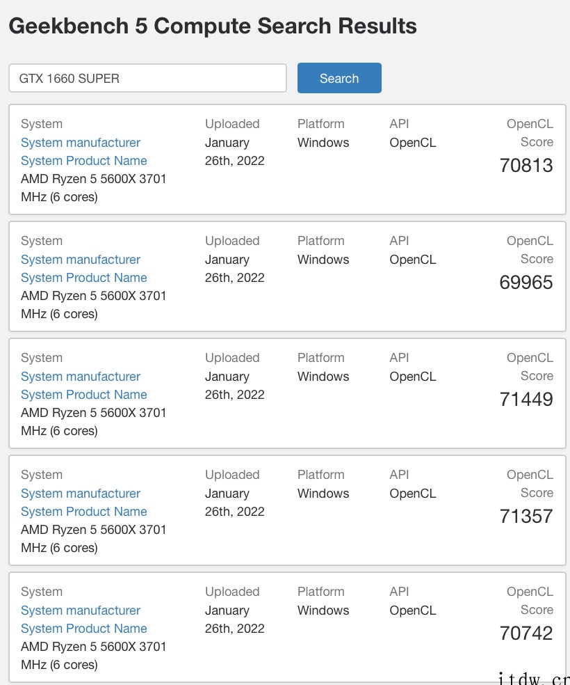 英伟达 RTX 3050 桌面显卡现身 Geekbench,