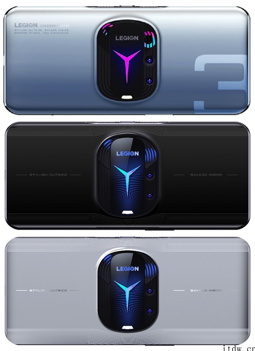 联想拯救者 Y90 电竞手机渲染图曝光:外观极具辨识度,竟还