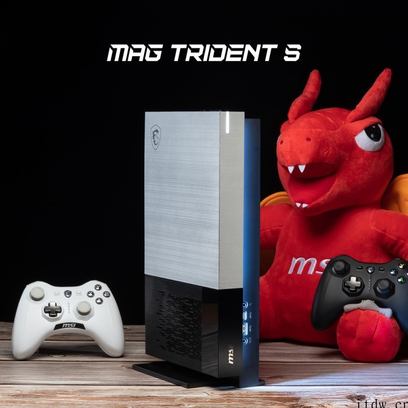 微星展示新款 MAG Trident S 迷你主机:2