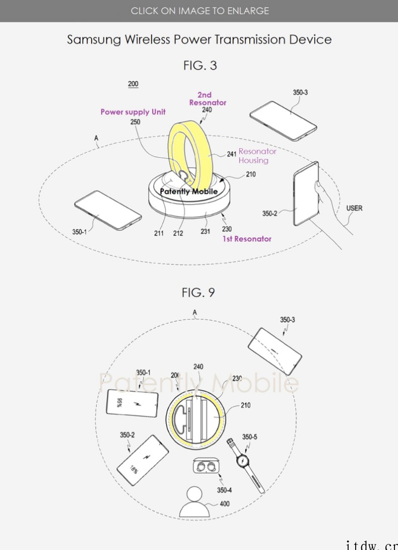 三星隔空无线充电专利曝光:可为三个以上设备同时充电