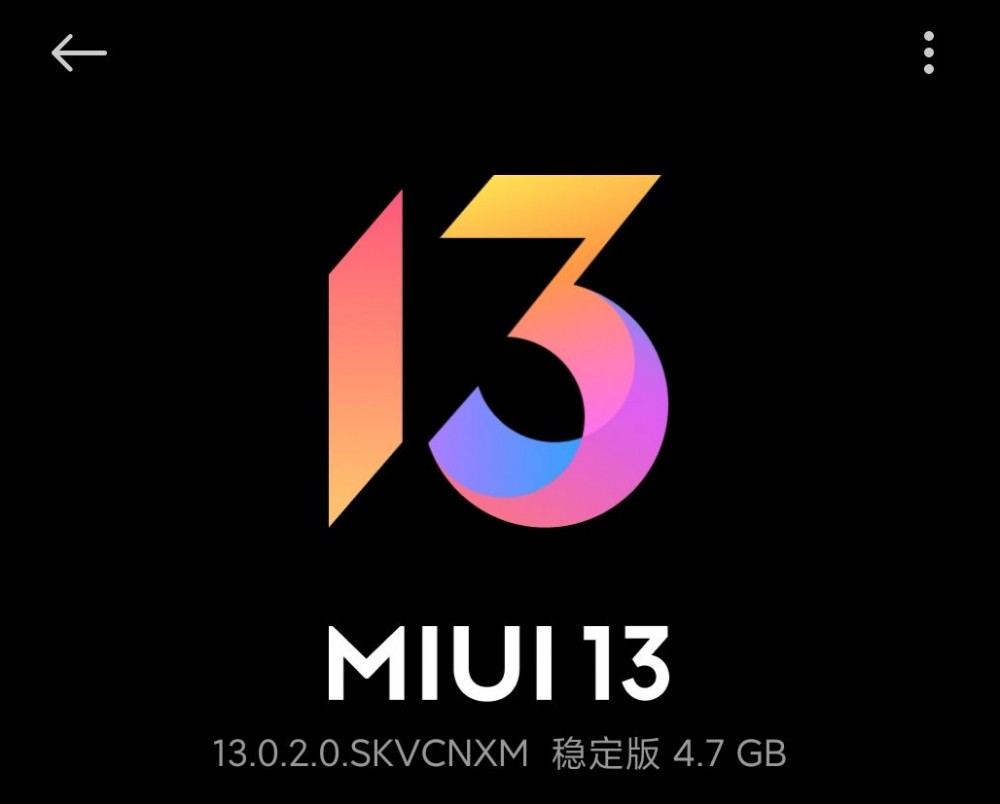 小米 Civi 今日晚间获推 MIUI 13 稳定版:升级到