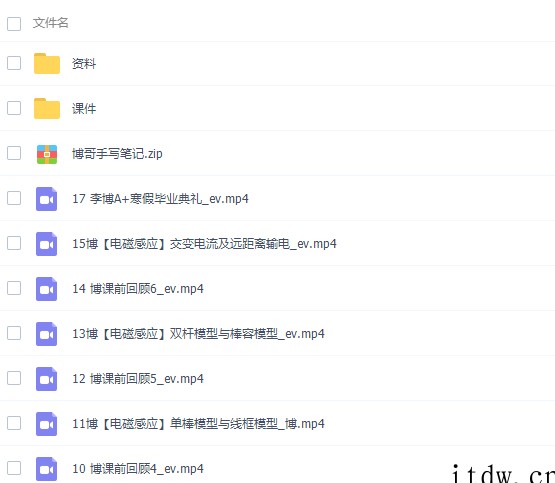 猿辅导李博2022届高考物理二轮复习寒春联报寒假班视频课程完结