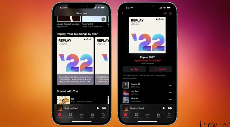 苹果 Apple Music 发布 2022 音乐回忆歌单,