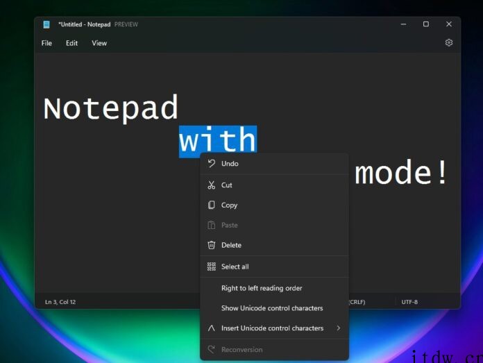 微软:Win11 全新记事本、Media Player 播放