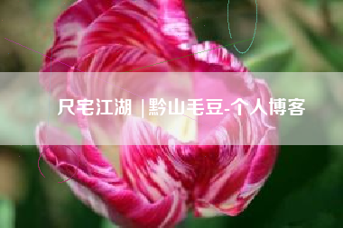尺宅江湖 |黔山毛豆-个人博客