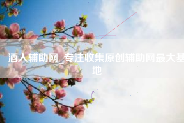 酒入辅助网_专注收集原创辅助网最大基地