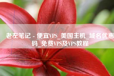 老左笔记 - 便宜VPS_美国主机_域名优惠码_免费VPS及VPS教程