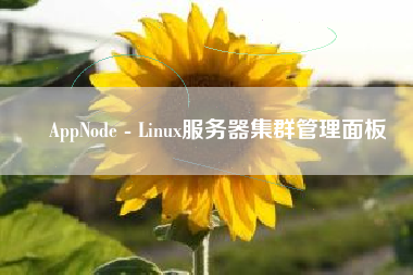 AppNode - Linux服务器集群管理面板