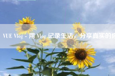 VUE Vlog - 用 Vlog 记录生活，分享真实的你