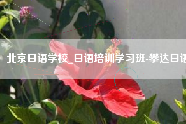 北京日语学校_日语培训学习班-攀达日语