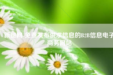 新贸网-免费发布供求信息的B2B信息电子商务网站