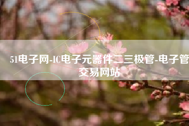 51电子网-IC电子元器件二三极管-电子管交易网站