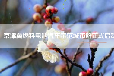京津冀燃料电池汽车示范城市群正式启动