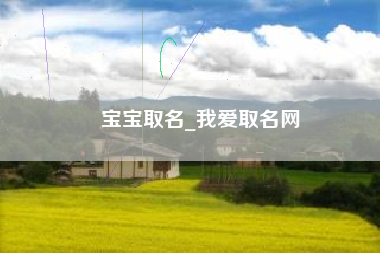 宝宝取名_我爱取名网