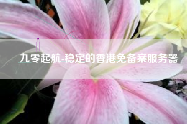 九零起航-稳定的香港免备案服务器