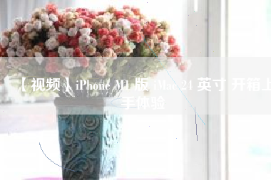 【视频】iPhone M1 版 iMac 24 英寸 开箱上手体验