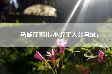 马城在哪儿(小说主人公马城)