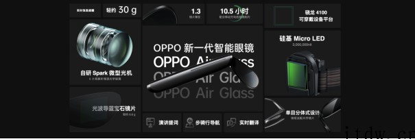4999元,OPPO Air Glass 智能眼镜上架:AR