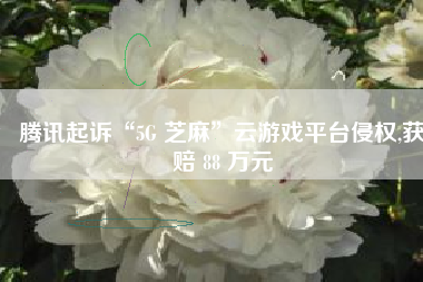 腾讯起诉“5G 芝麻”云游戏平台侵权,获赔 88 万元