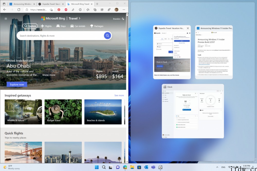 微软 Win11 Dev 预览版 22563 发布:平板电脑