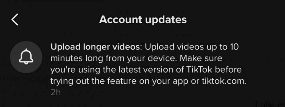 短视频不短,TikTok 将最大视频长度扩展到 10 分钟