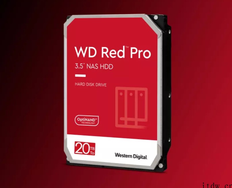 西部数据推出 Red Pro 20TB 机械硬盘,售价 50