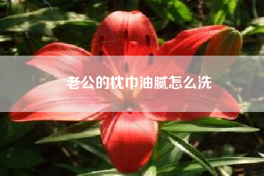 老公的枕巾油腻怎么洗