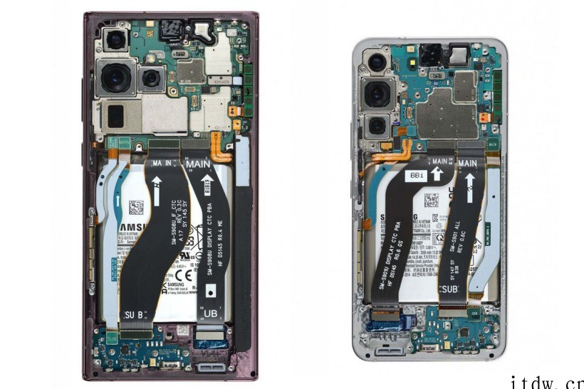 iFixit 拆解 Galaxy S22 Ultra:揭秘三