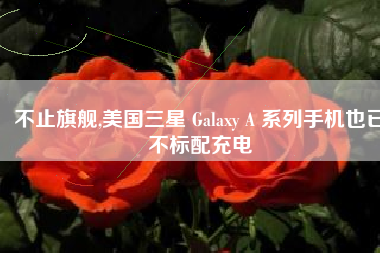 不止旗舰,美国三星 Galaxy A 系列手机也已不标配充电