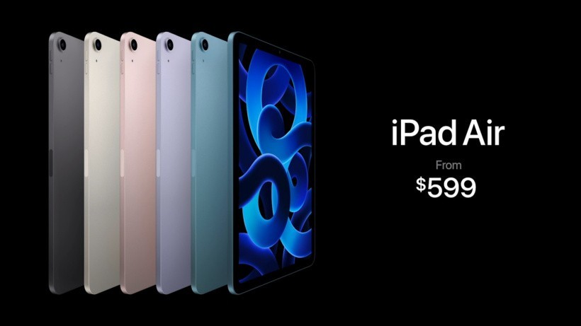 苹果 iPad Air 5 发布:外观不变,搭载 M1 处理