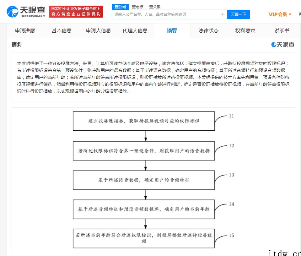 爱奇艺新专利:可根据用户年龄分级投屏