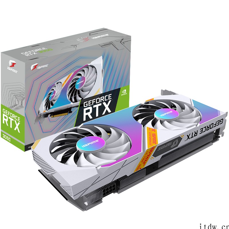 大眼萌物,七彩虹 iGame RTX 3050 Ultra 