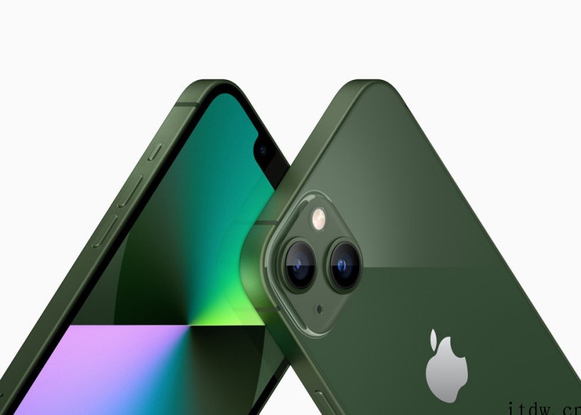 5199元起,苹果 iPhone 13 / Pro 系列绿色