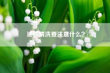 油漆清洗要注意什么？