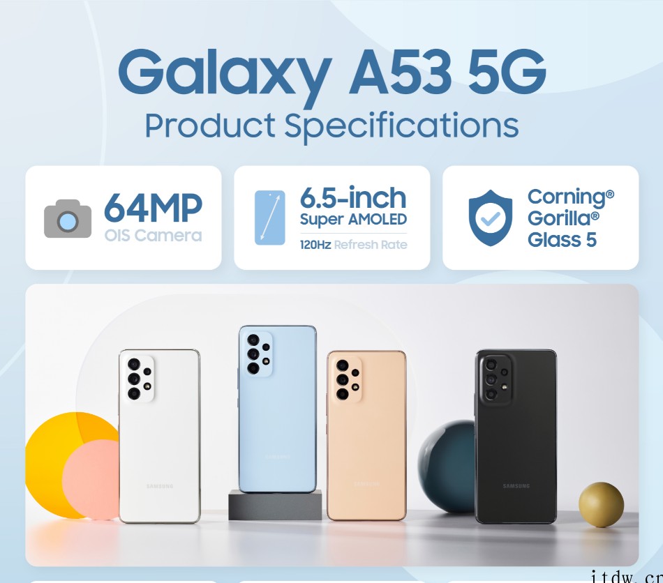 三星发布 Galaxy A33、A53 和 A73,以后将支