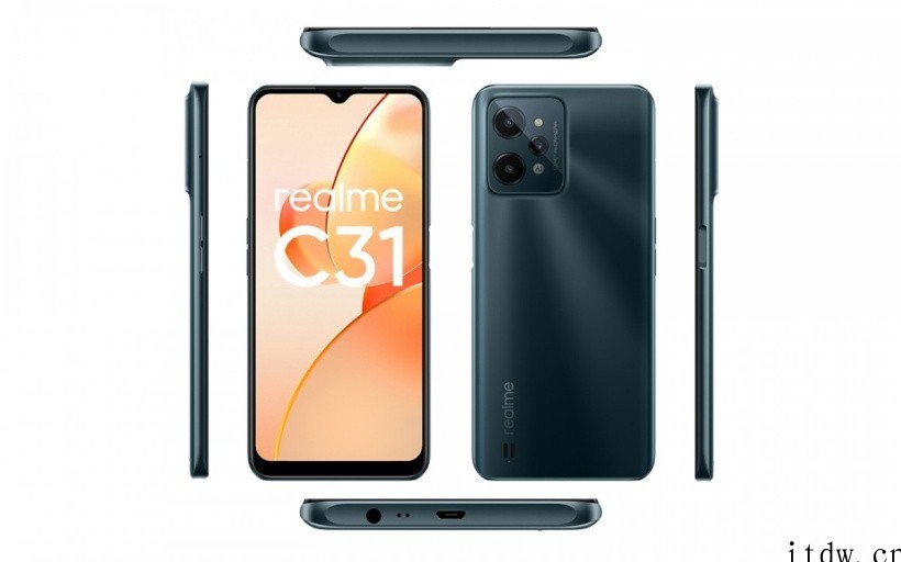 realme C31入门级手机曝光:搭载紫光展锐 T612