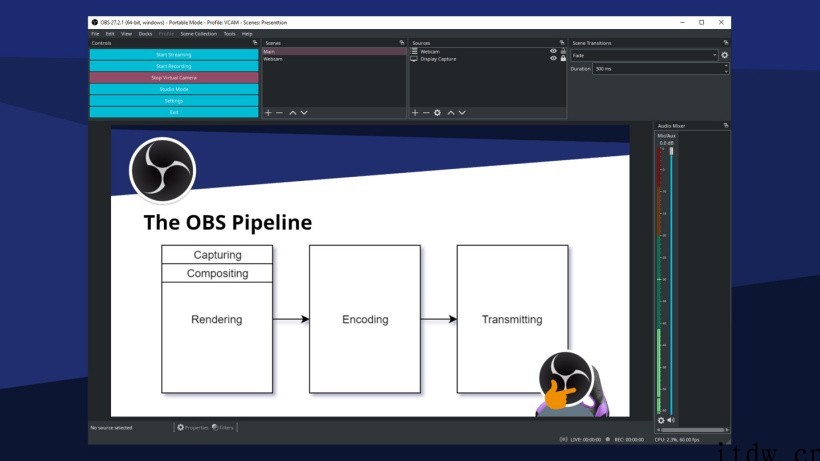 免费开源的视频直播 / 录制软件 OBS Studio 上架