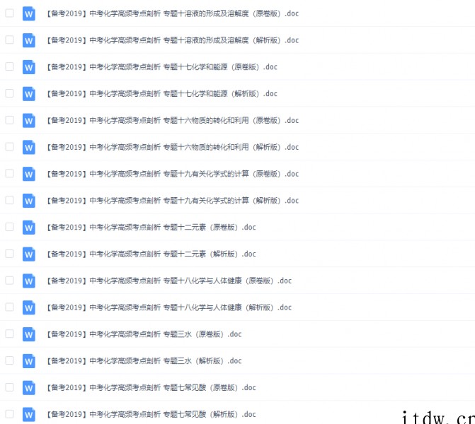备考2019中考化学高频考点剖析专题Word版可打印