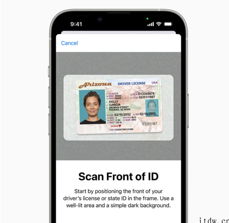 亚利桑那州成为美国首个推出苹果 iPhone 电子驾驶证的地
