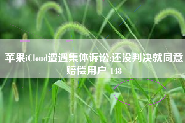 苹果iCloud遭遇集体诉讼:还没判决就同意赔偿用户 148