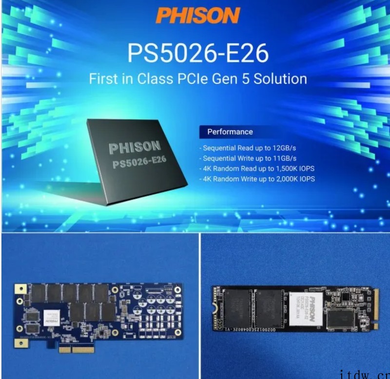 群联:高性能 PCIe 5