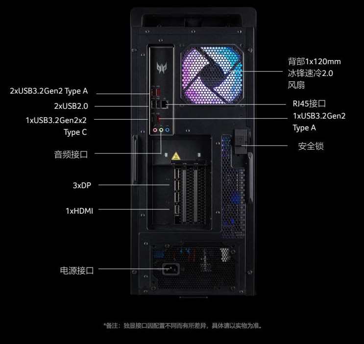 13899元,宏碁推出新款掠夺者圣盾 3000 台式机:i7