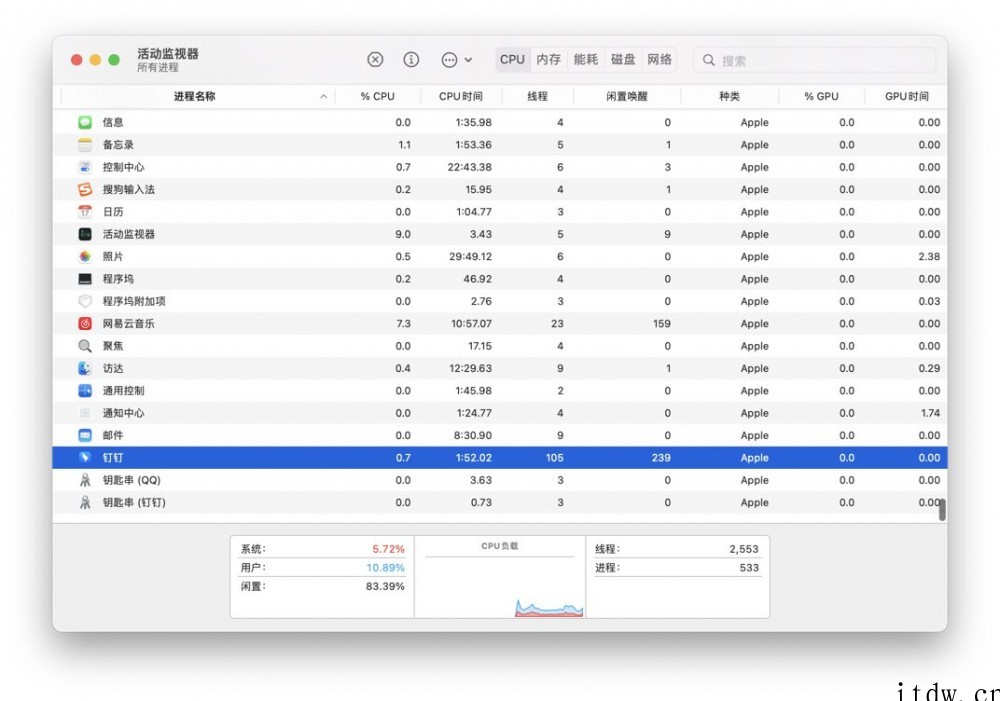 钉钉推出原生适配 Apple Silicon 的 Beta 