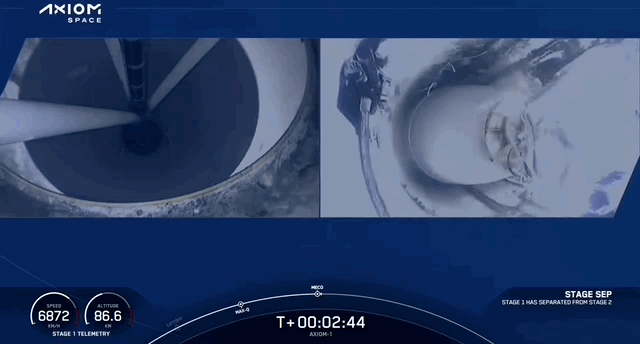 马斯克 SpaceX 再次创造历史!三位太空游客坐五手火箭成