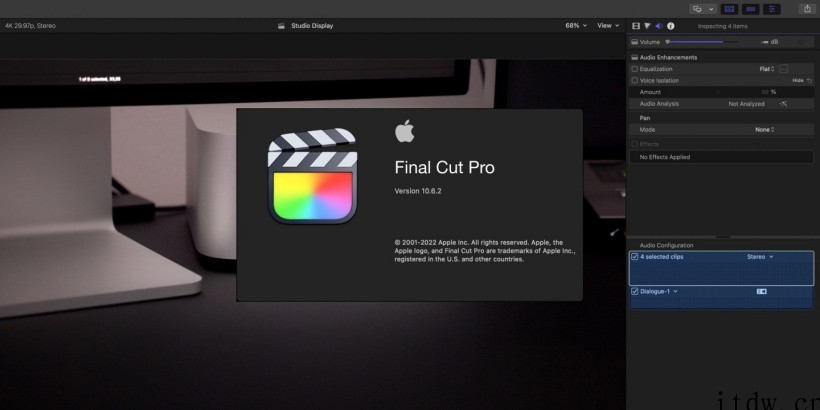 苹果Final Cut Pro macOS 版 10.6