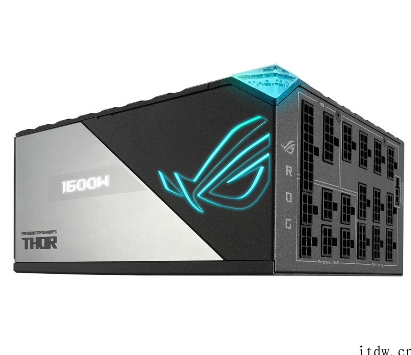 ROG发布1600W 雷神电源:钛金认证,支持 16pin